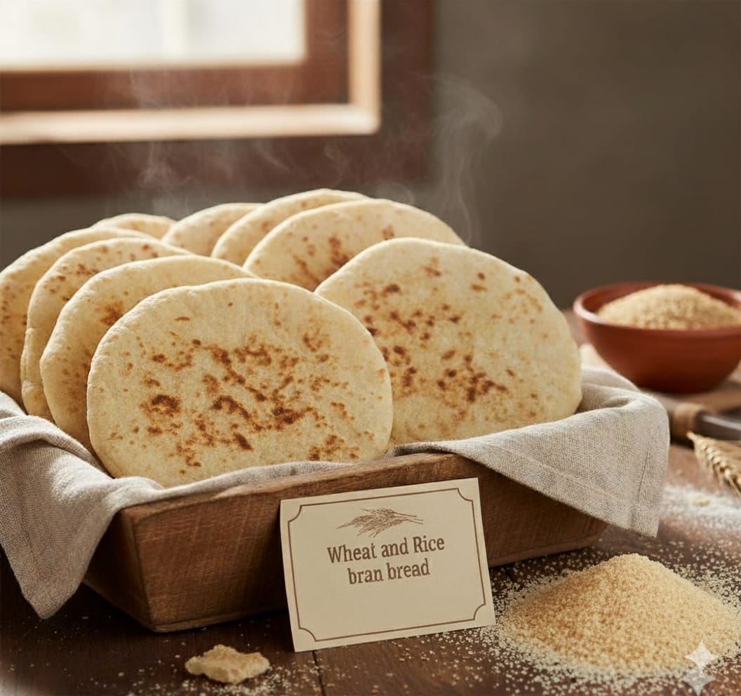 Wheat & Rice Bran Bread